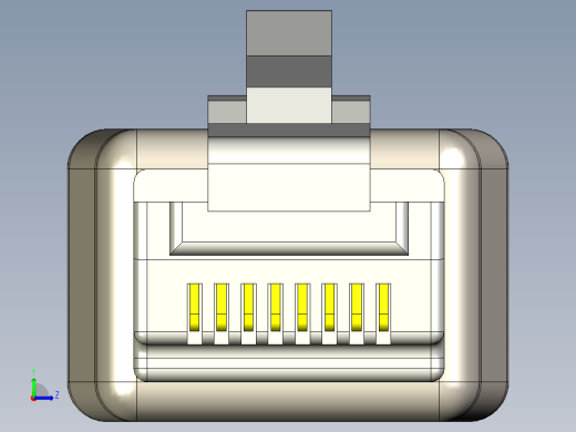 USB转RJ45接头converter-usb-a-rj-45-STP左视缩略图