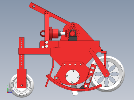 双垄单行藤蔓切碎机左视缩略图