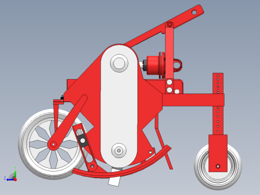 双垄单行藤蔓切碎机右视缩略图
