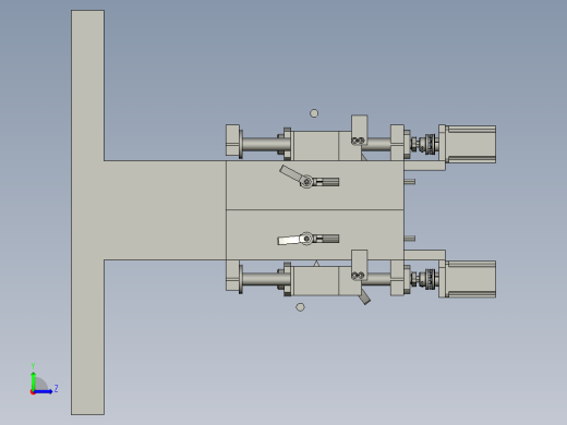 丝杆双向升降机左视缩略图