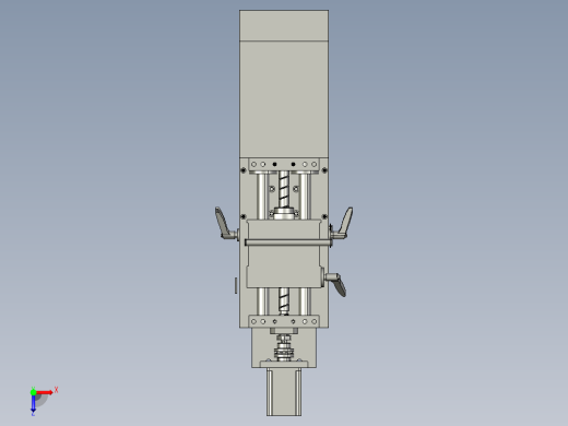 丝杆双向升降机俯视缩略图