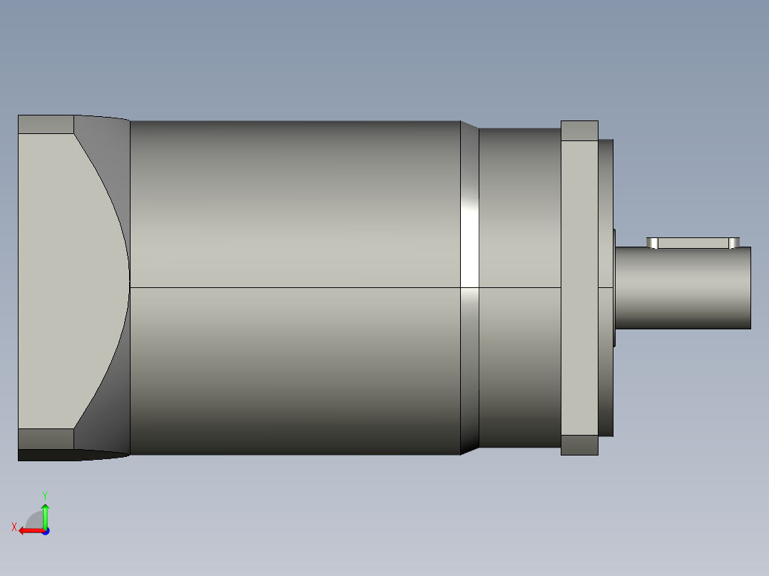 斜齿PHL090-L2-19-70-90-M6后视图