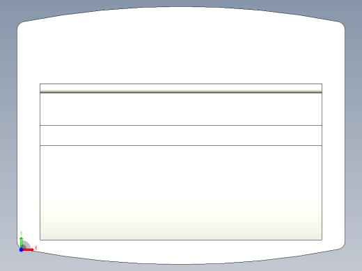 人體工學型把手EPR-PF-3D多系列多零件图纸模型前视缩略图