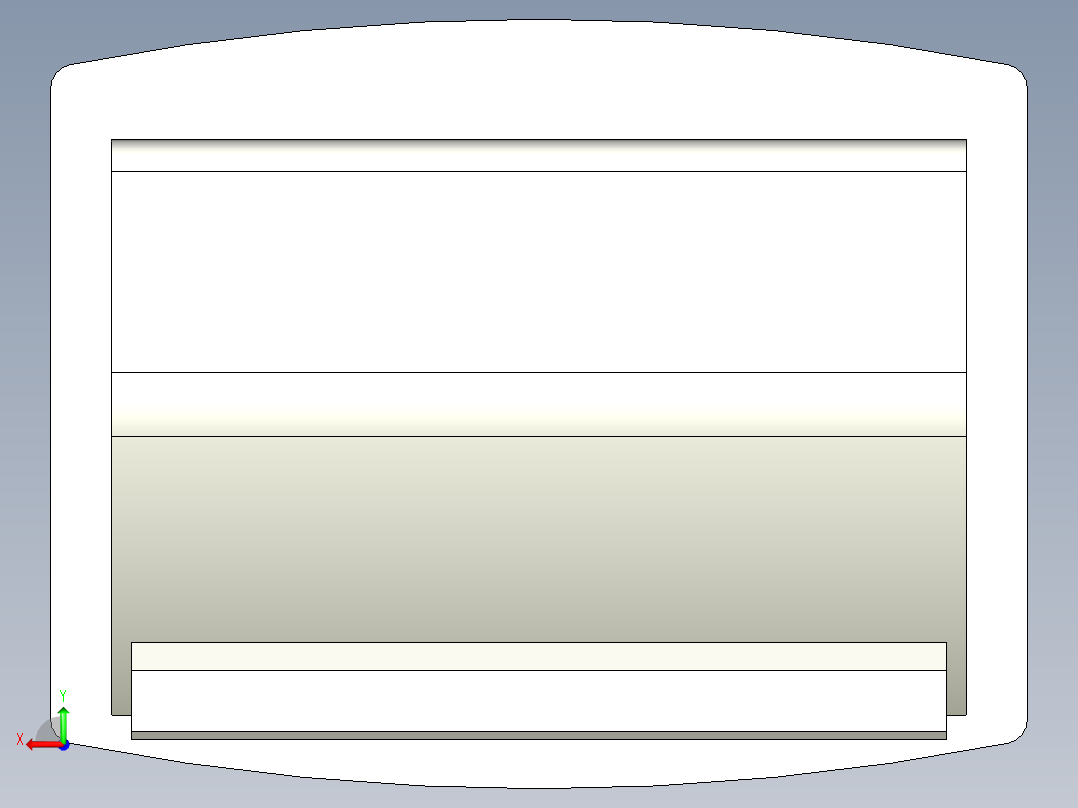 人體工學型把手EPR-PF-3D多系列多零件图纸模型后视图