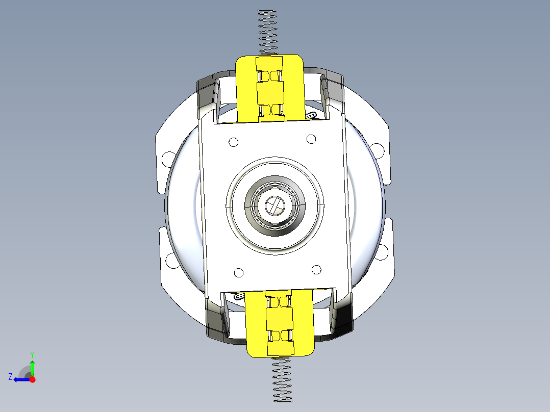 搅拌研磨设备电机右视图