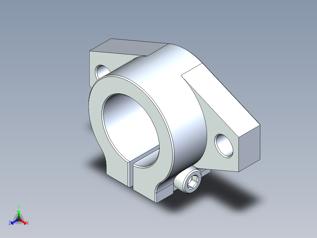 SHF30轴座主视图