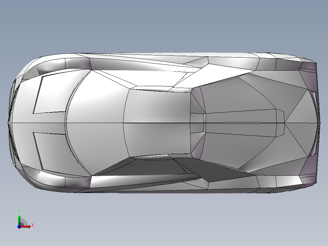 超级跑车凯迪拉克前视图