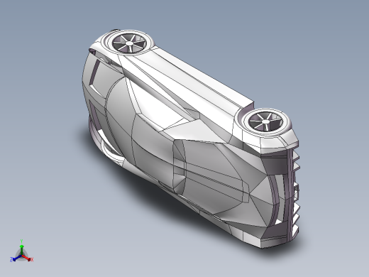 超级跑车凯迪拉克正等轴测缩略图