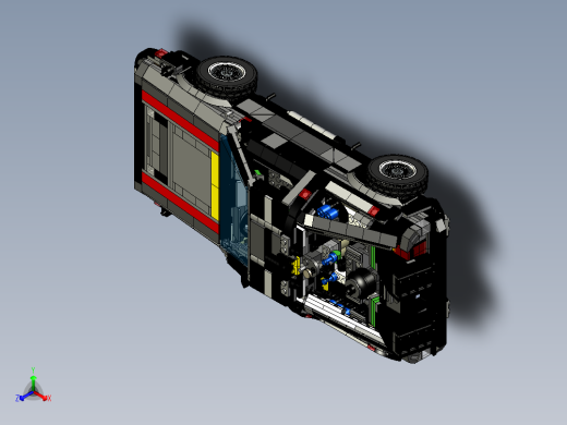 跑车立体拼装模型