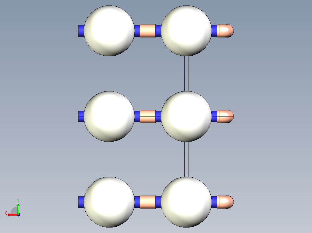 氢气和石油燃料发电机后视图