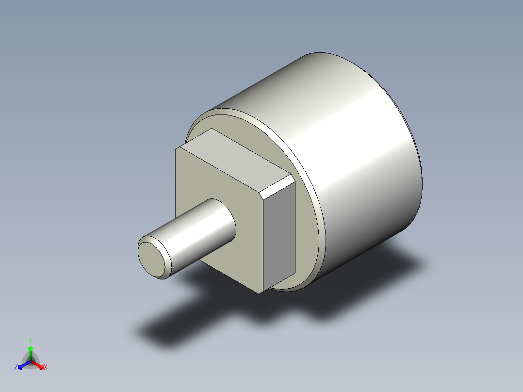 下向型萬向滾珠28,48-3D多系列多零件图纸模型主视图