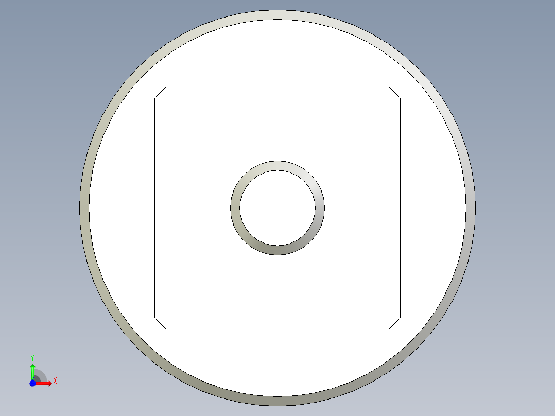 下向型萬向滾珠28,48-3D多系列多零件图纸模型前视图