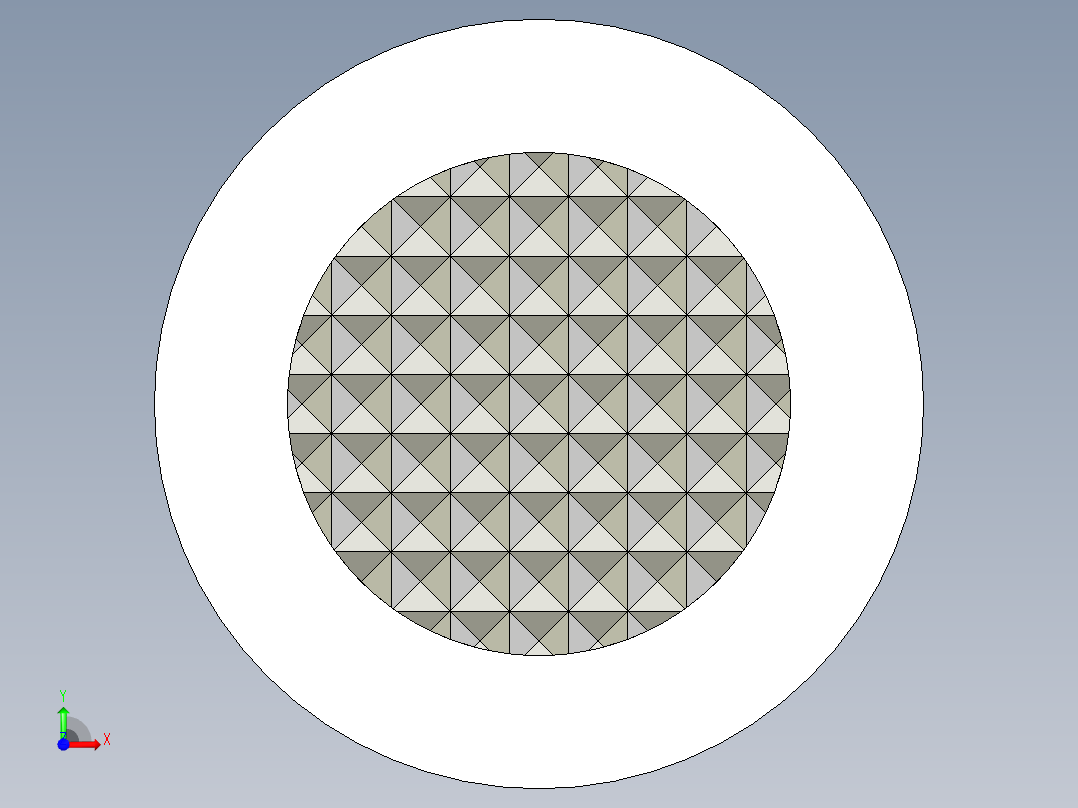 定位配件(A)BBU-3D多系列多零件图纸模型前视图