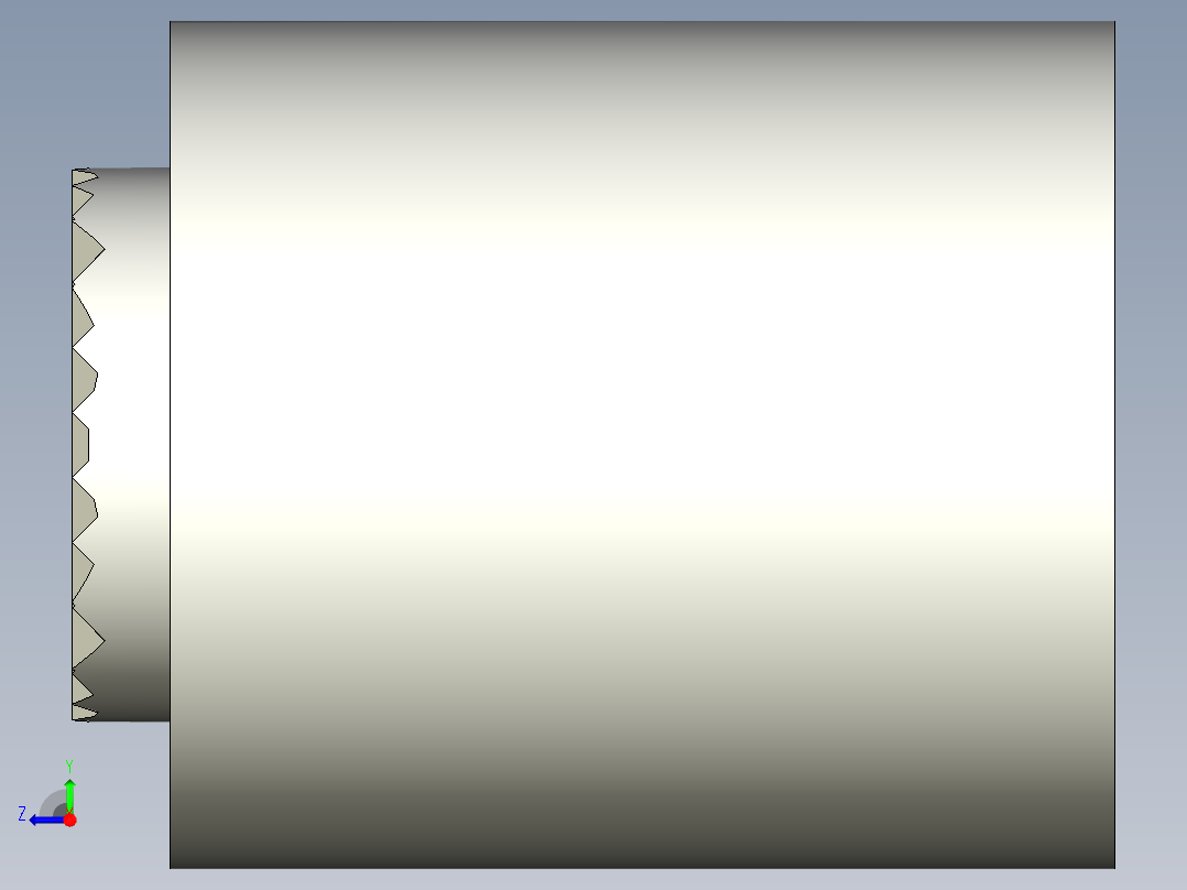 定位配件(A)BBU-3D多系列多零件图纸模型右视图