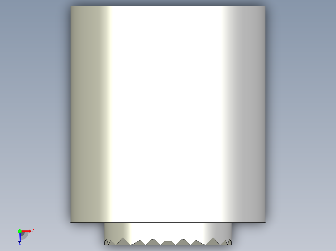 定位配件(A)BBU-3D多系列多零件图纸模型俯视图