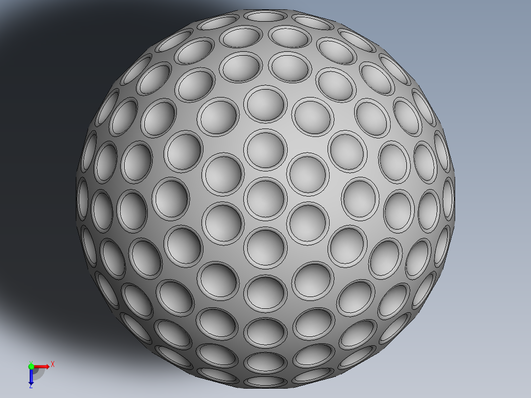 高尔夫球22俯视图