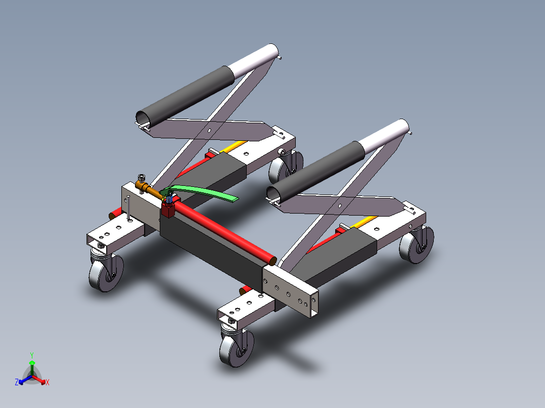 1_挪车器正等轴测图