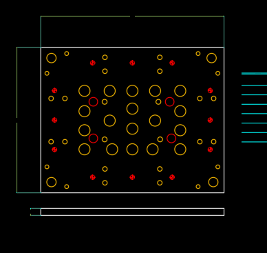 笔记本D壳精切外形冲压模具设计图