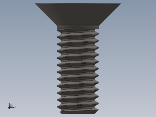 Screw_ISO_10642_M6x16_A2.SLDPRT前视缩略图