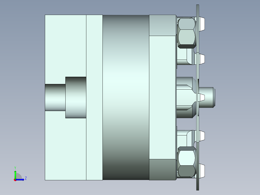 EROWAR 系统左视图