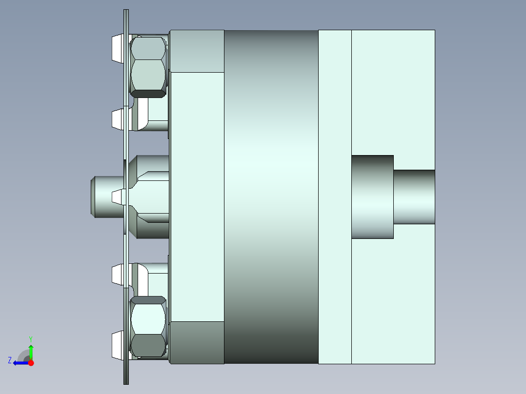 EROWAR 系统右视图