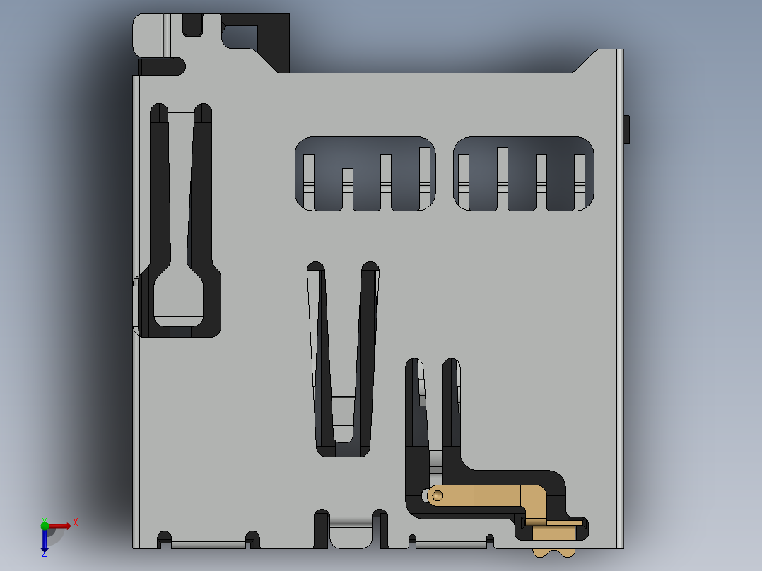 接插件(96)俯视图