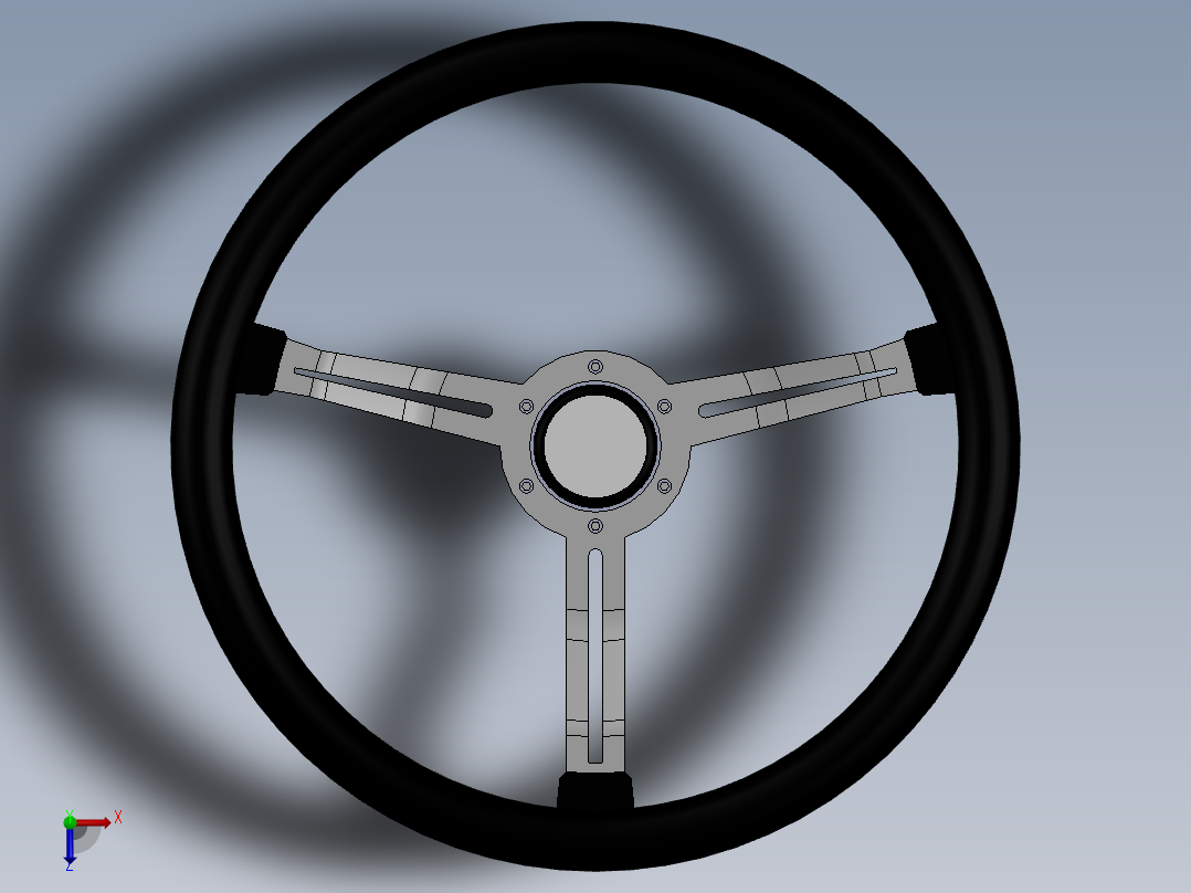 方向盘(25)俯视图