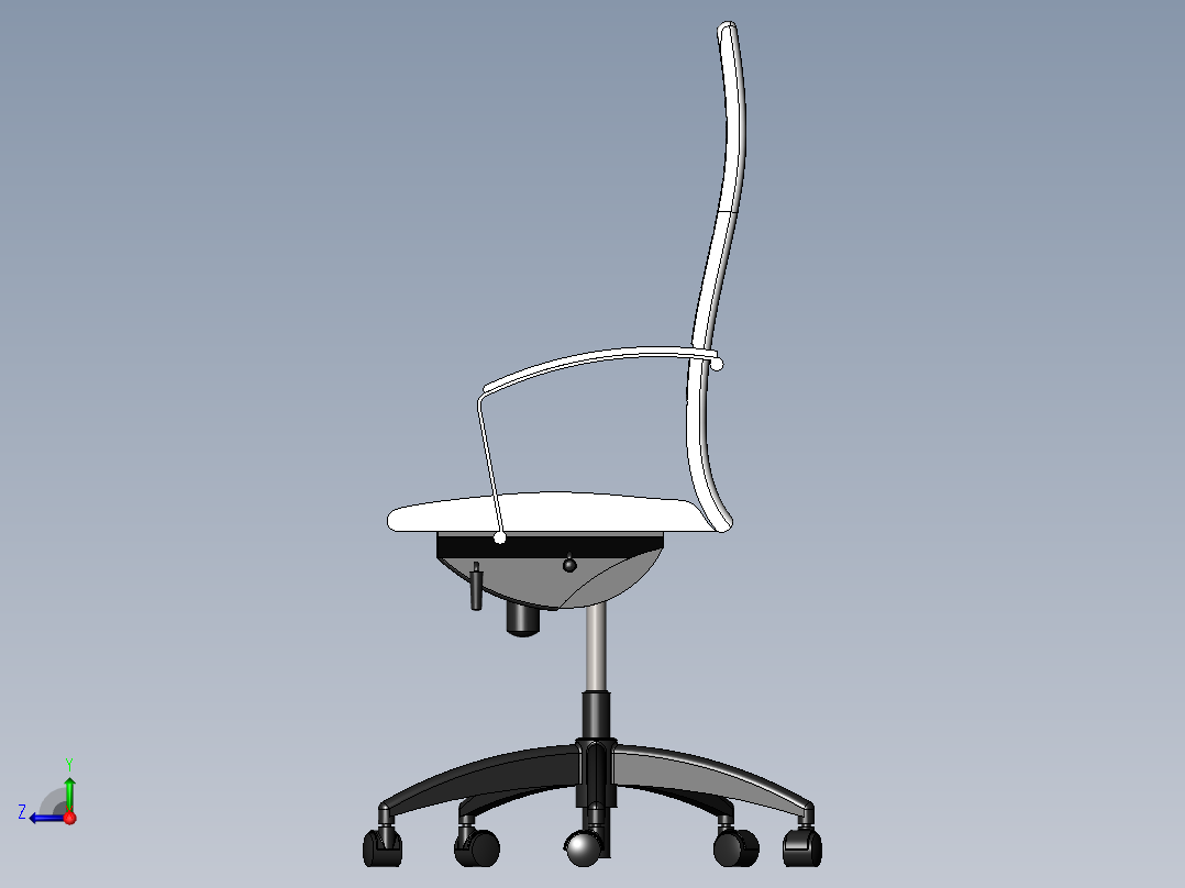 椅子、凳子(23)右视图