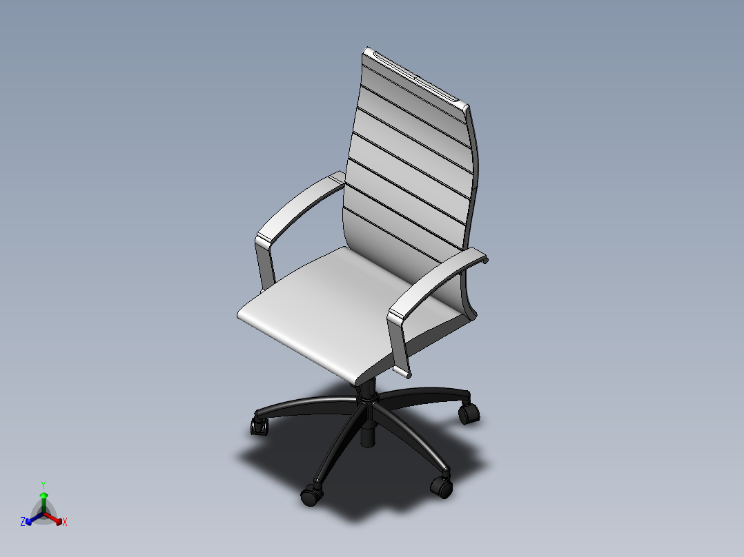 椅子、凳子(23)正等轴测图