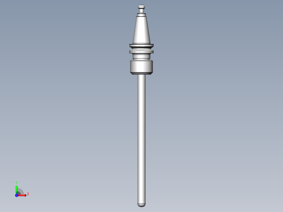 ISO20刀柄SolidWorks设计前视图