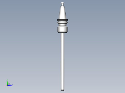 ISO20刀柄SolidWorks设计左视缩略图