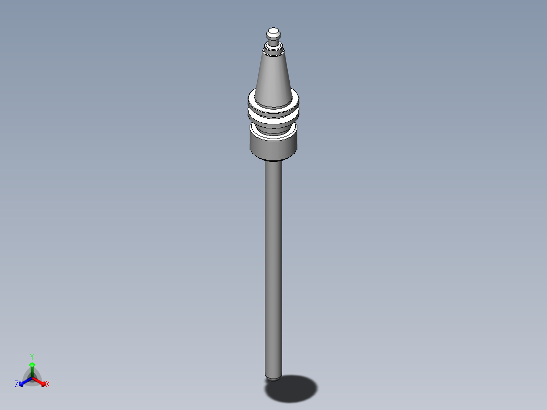 ISO20刀柄SolidWorks设计正等轴测图