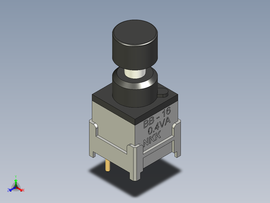 NKK 开关 - 按钮开关 SPDT 标准通孔