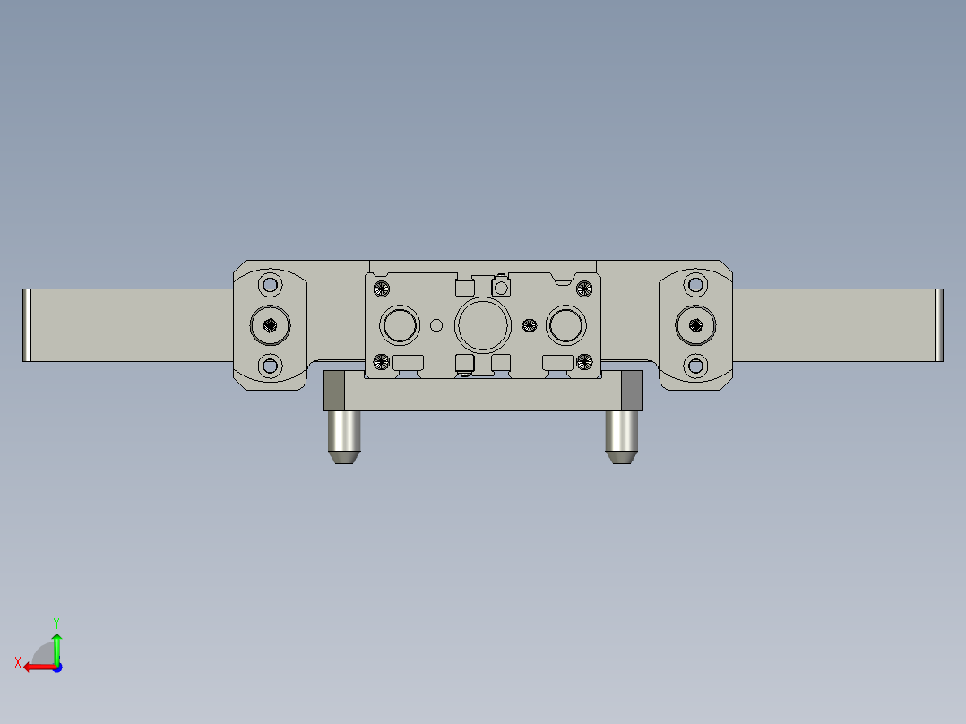 裁切定位组件后视图