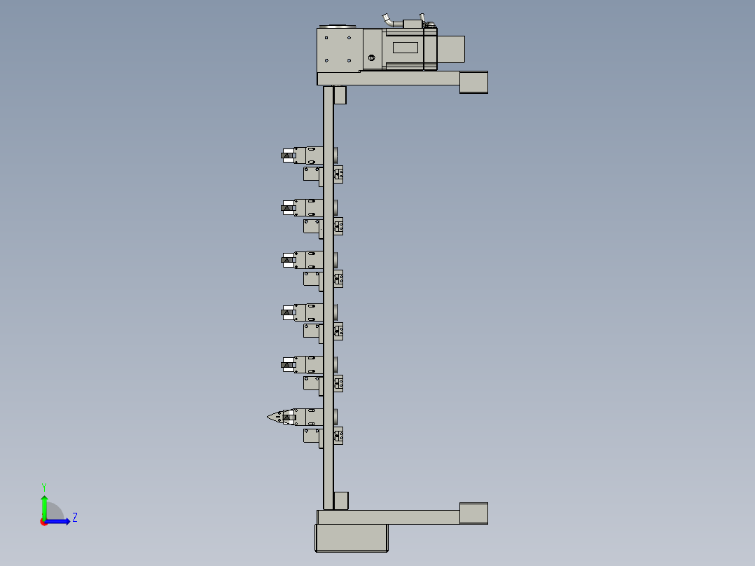DB-A-004-008剪刀装配左视图