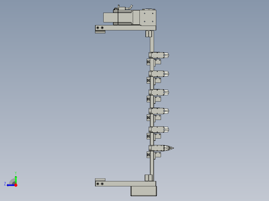 DB-A-004-008剪刀装配右视图