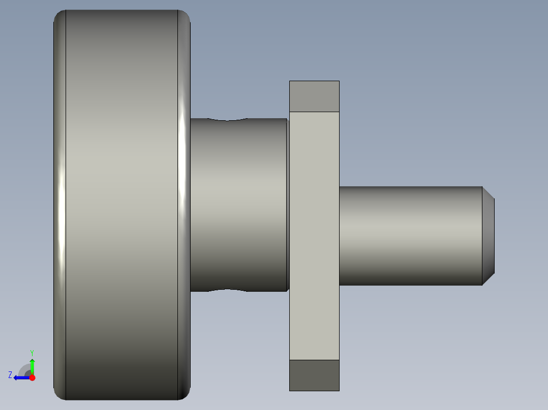 THK-B2100主滚轮组件预装右视图