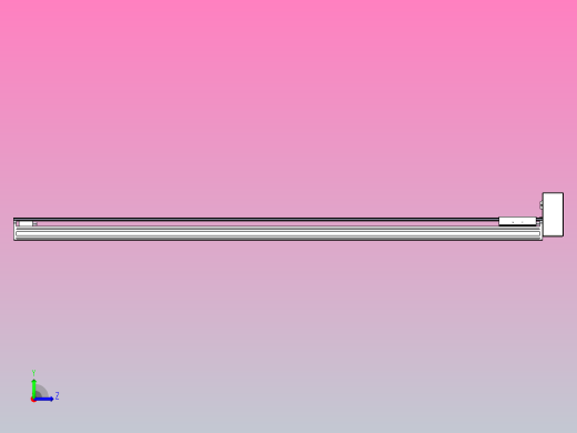 皮带直线轴半封闭可选导轨TPA-HNB-175D-140-L1950-LU-C-P75-N3左视缩略图