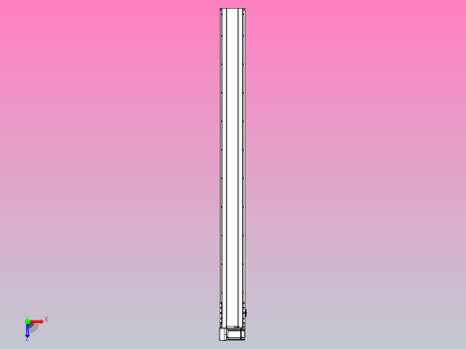 皮带直线轴半封闭可选导轨TPA-HNB-175D-140-L1950-LU-C-P75-N3俯视缩略图