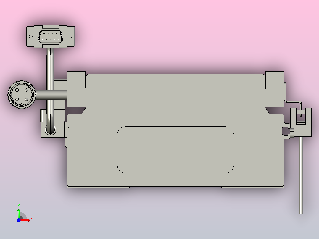 直驱直线电机轴TPA-LNP2-140-20C2-1-L300-3-C-05-N3前视图