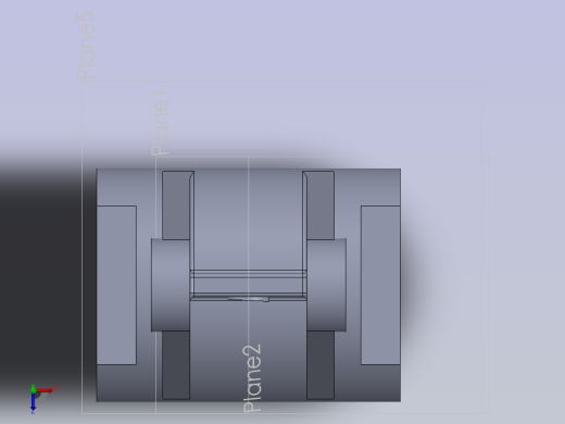 实用的SolidWorks练习模型俯视缩略图