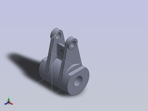实用的SolidWorks练习模型正等轴测缩略图