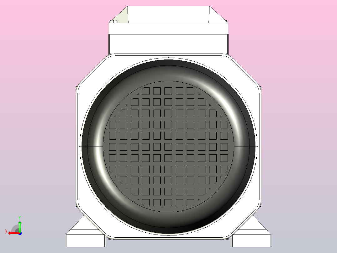 IM B3 H80-180(YE2、YE3)通用电机[YE2-100L1-4-B3]后视图