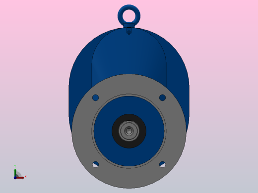RXFS77法兰轴伸式单级斜齿轮减速机RXFS77-2.13-M1-Φ200前视缩略图