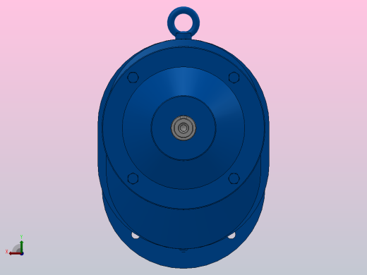 RXFS77法兰轴伸式单级斜齿轮减速机RXFS77-2.13-M1-Φ200后视缩略图