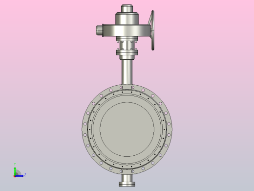 Dt943H(F)-10C.P.R.V-B[DN800]阀，截止阀，风阀，蝶阀左视缩略图