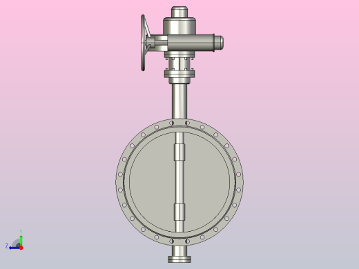 Dt943H(F)-10C.P.R.V-B[DN800]阀，截止阀，风阀，蝶阀右视缩略图