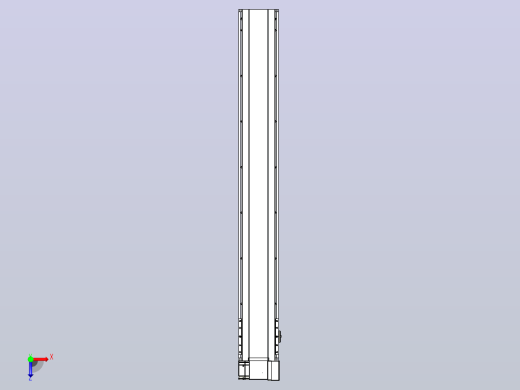 皮带直线轴半封闭可选导轨TPA-HNB-175D-140-L1250-RP-C-P75-N3俯视缩略图