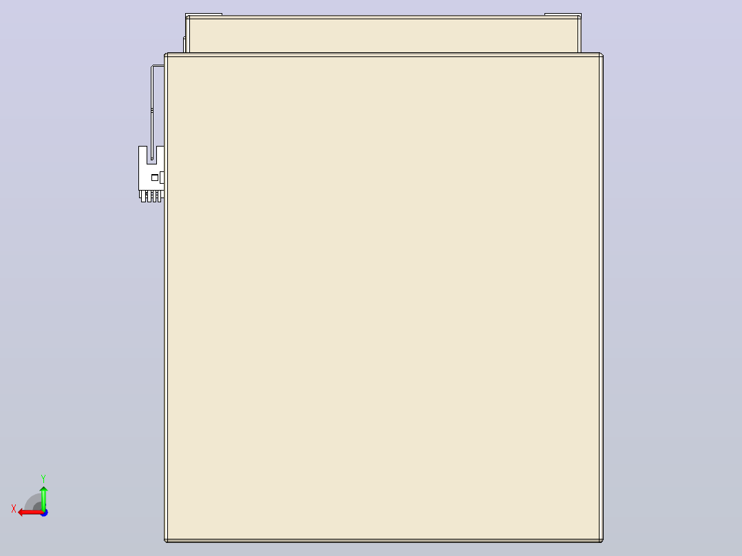 滚珠丝杠直线轴带导轨全封闭TPA-HCR-220D-3210C-L900-MP-Y-P1K-N3后视图
