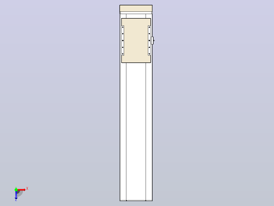 滚珠丝杠直线轴带导轨全封闭TPA-HCR-220D-3210C-L900-MP-Y-P1K-N3俯视图